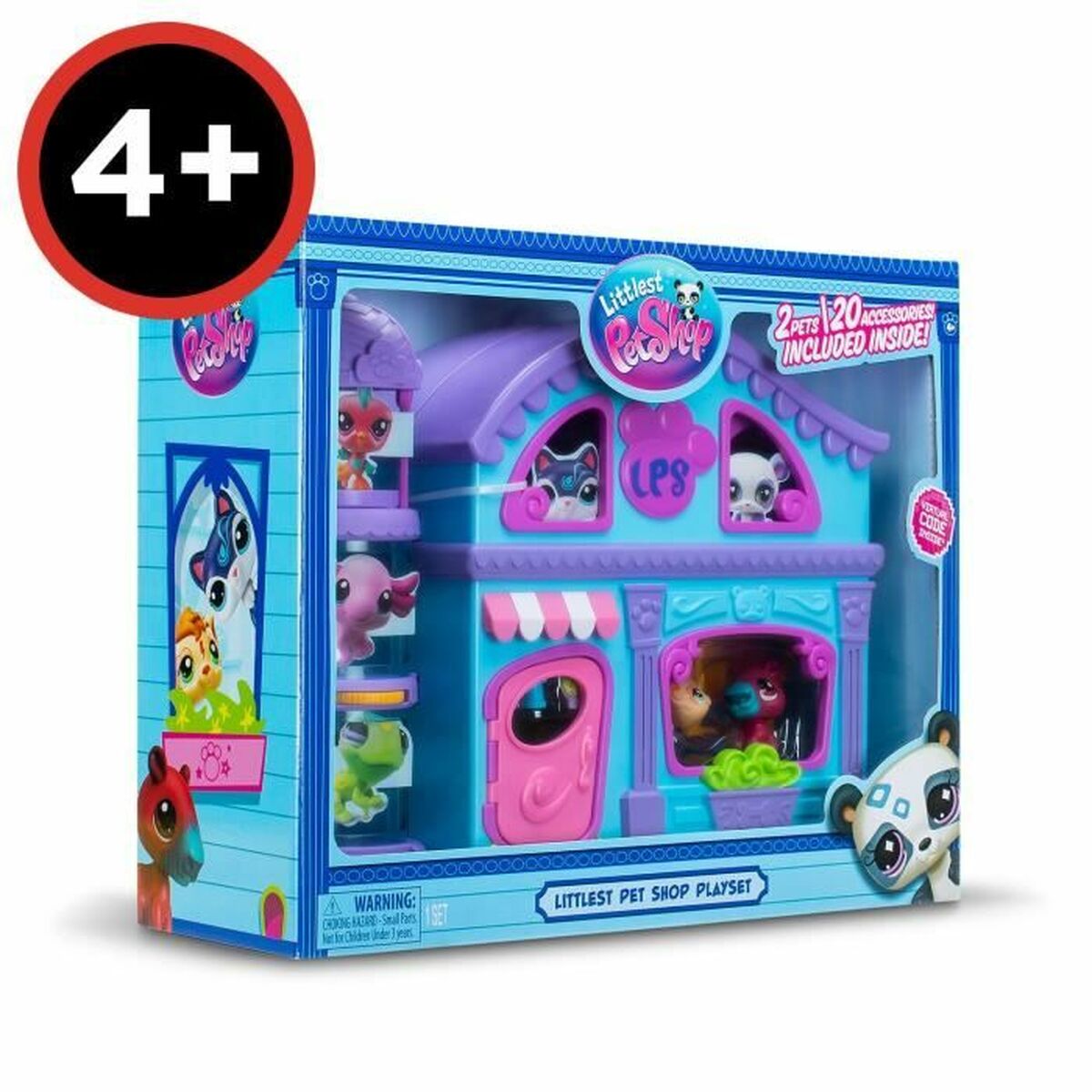 Playset Bandai The Big House Littlest Pet Shop 22 Piese