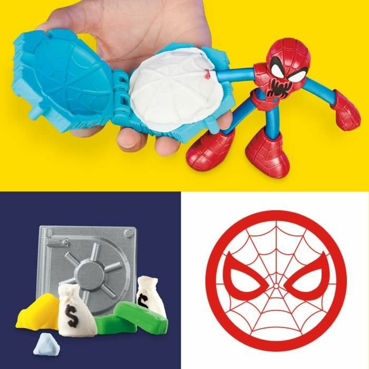 Joc de Plastilină Play-Doh Spider-Man Slash Attack Multicolor