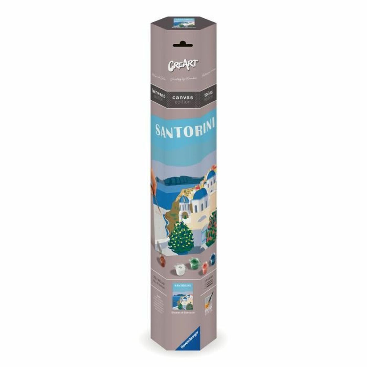 Set de pictură pe numere Ravensburger Santorini 30 x 40 cm
