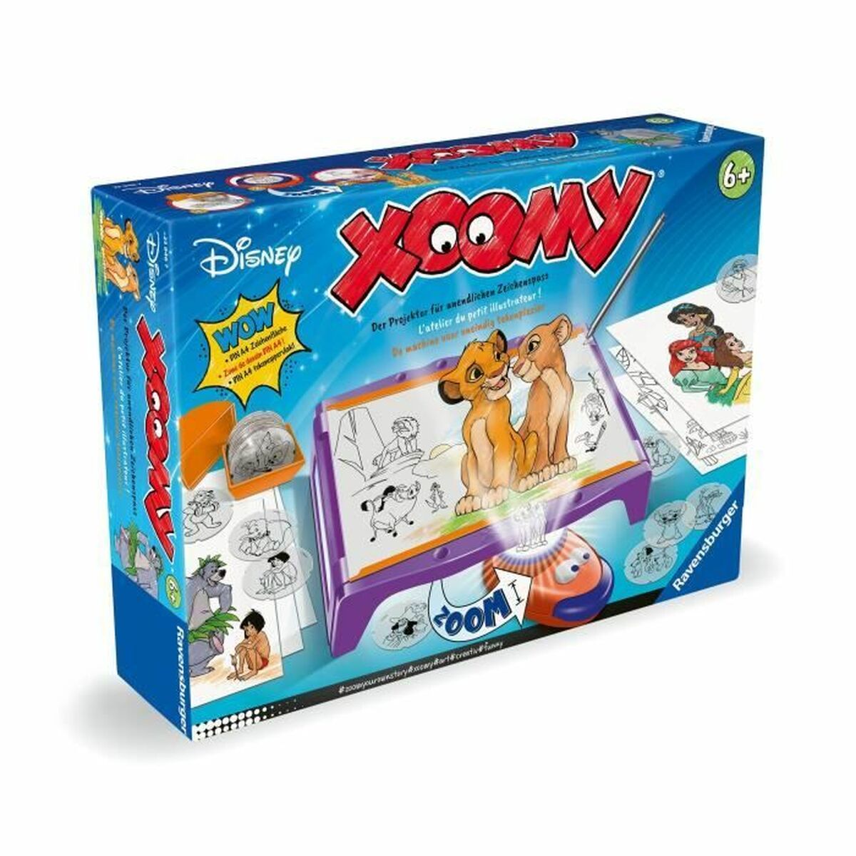 Set pentru desen Ravensburger Xoomy Maxi Disney Multicolor