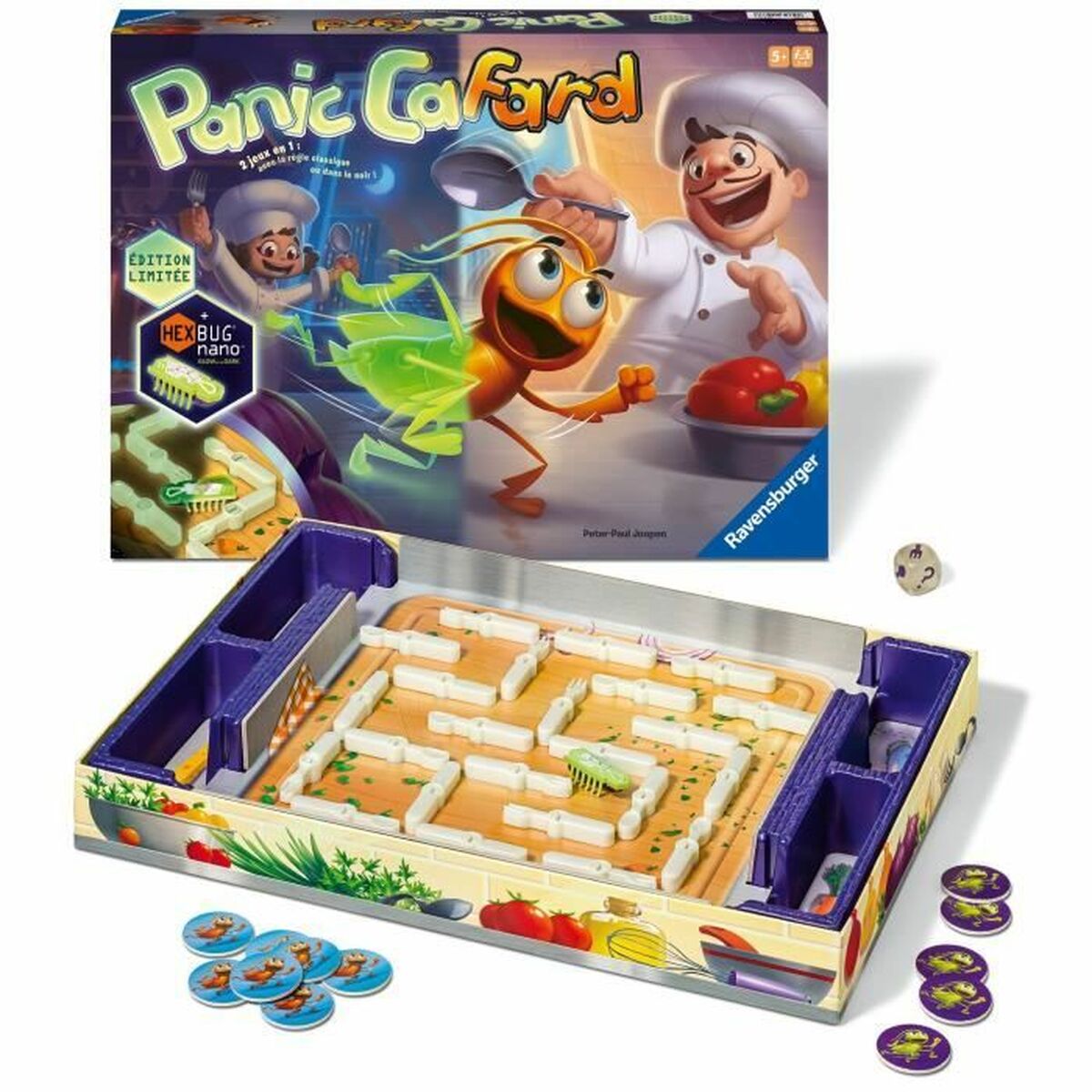 Joc de Masă Ravensburger Phosphorescent Cockroach Panic