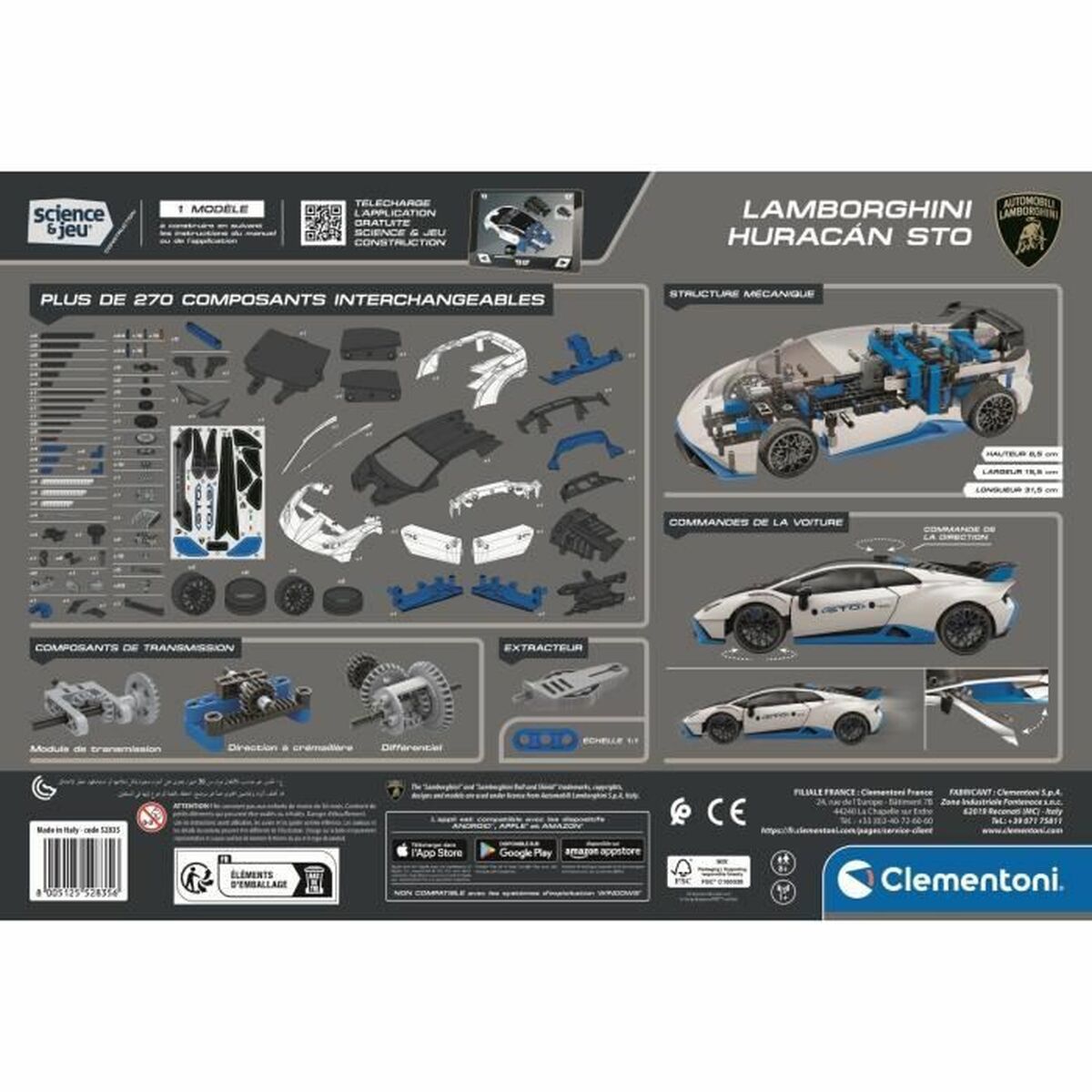 Mașină Radio Control Clementoni Lamborghini Huracan STO