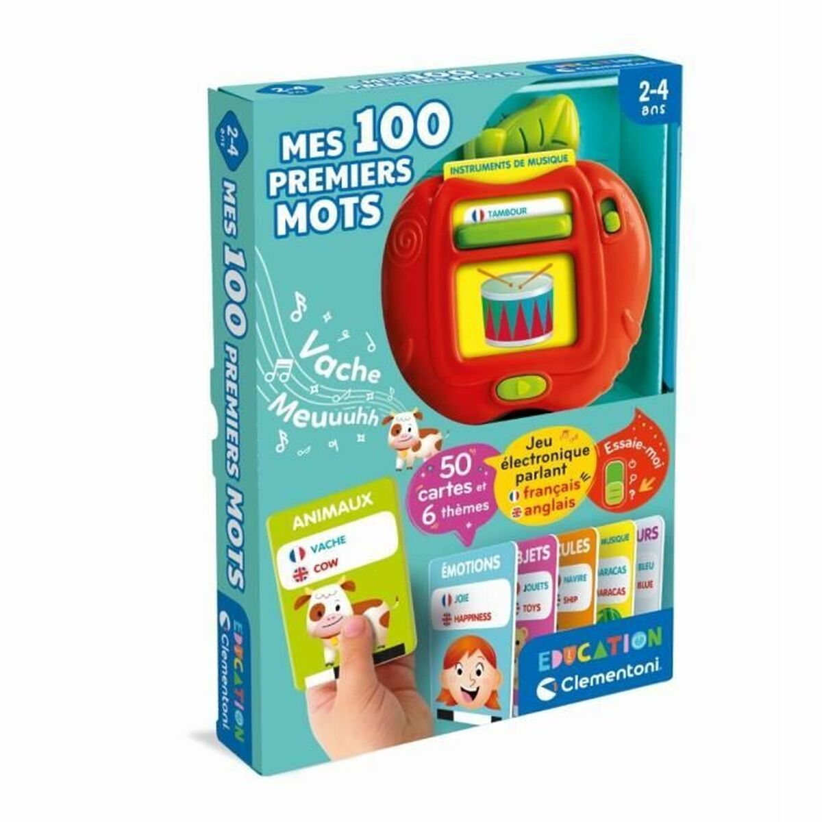 Joc Educativ Clementoni My first 100 words Bilingual