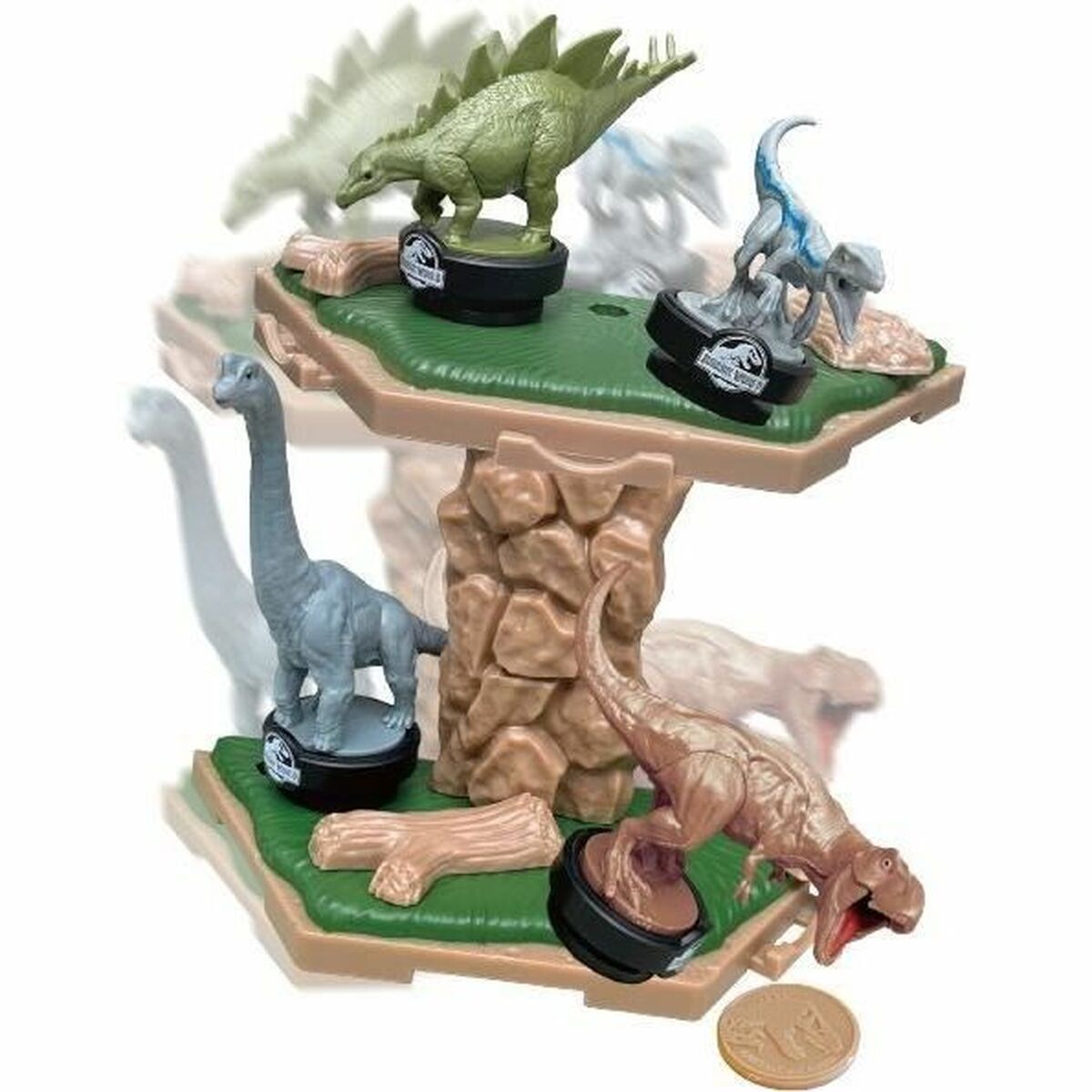 Joc de Masă EPOCH D'ENFANCE Jurassic World Island Quake 15 x 6 x 23 cm