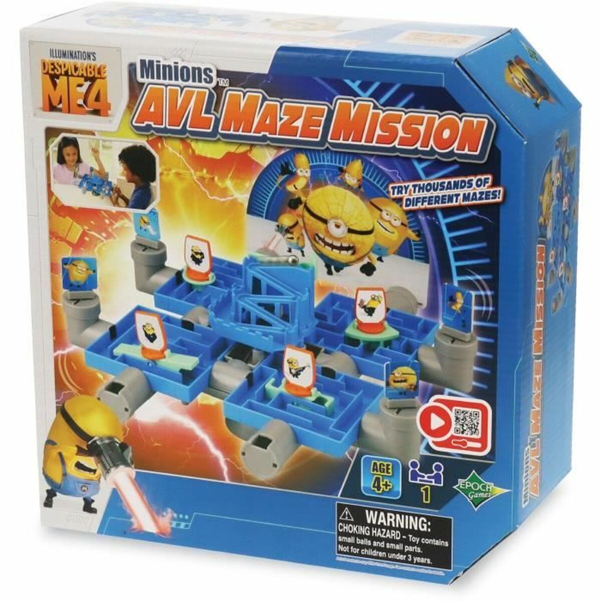 Joc de Masă EPOCH D'ENFANCE Minions AVL Maze Mission 26 x 10 x 26 cm