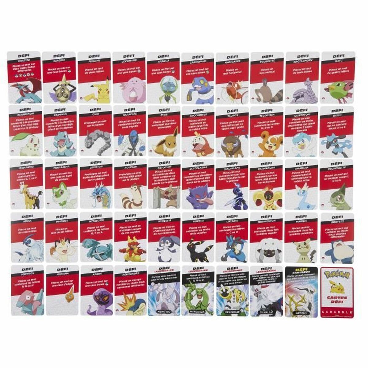 Joc de Masă Mattel Pokémon Scrabble 4 x 35 x 35 cm