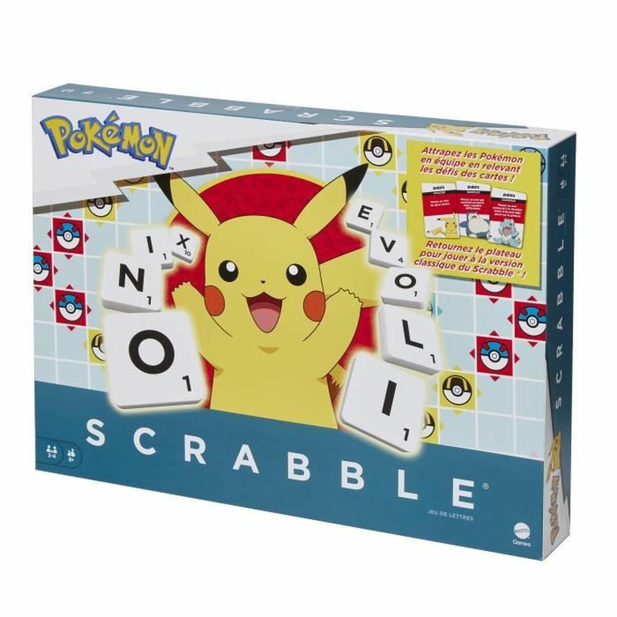 Joc de Masă Mattel Pokémon Scrabble 4 x 35 x 35 cm