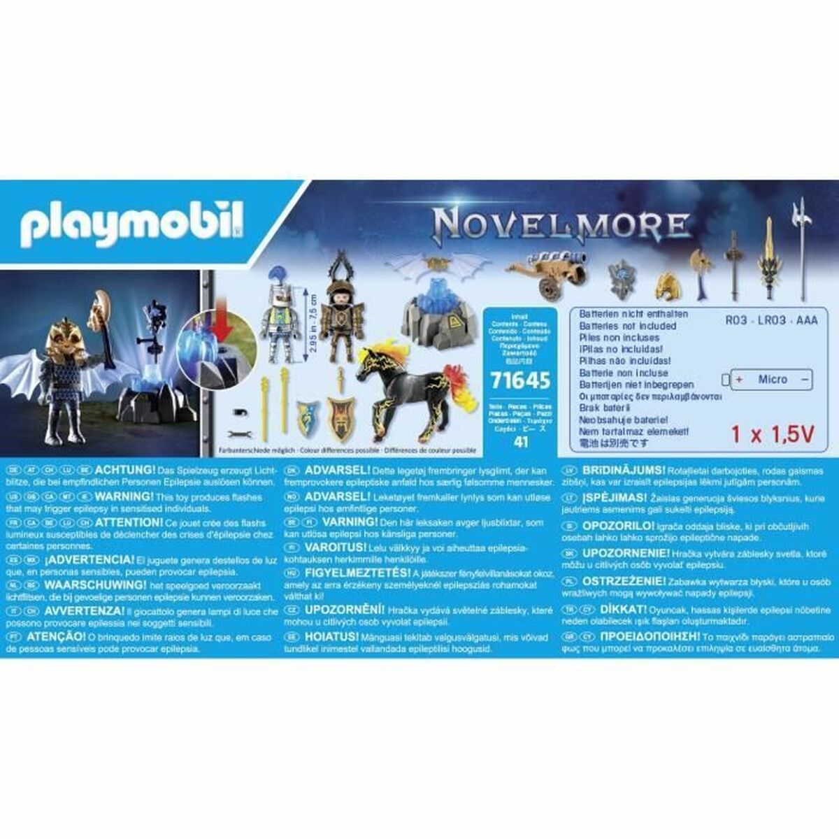 Playset Playmobil 71645 - Knights' Duel 41 Piese