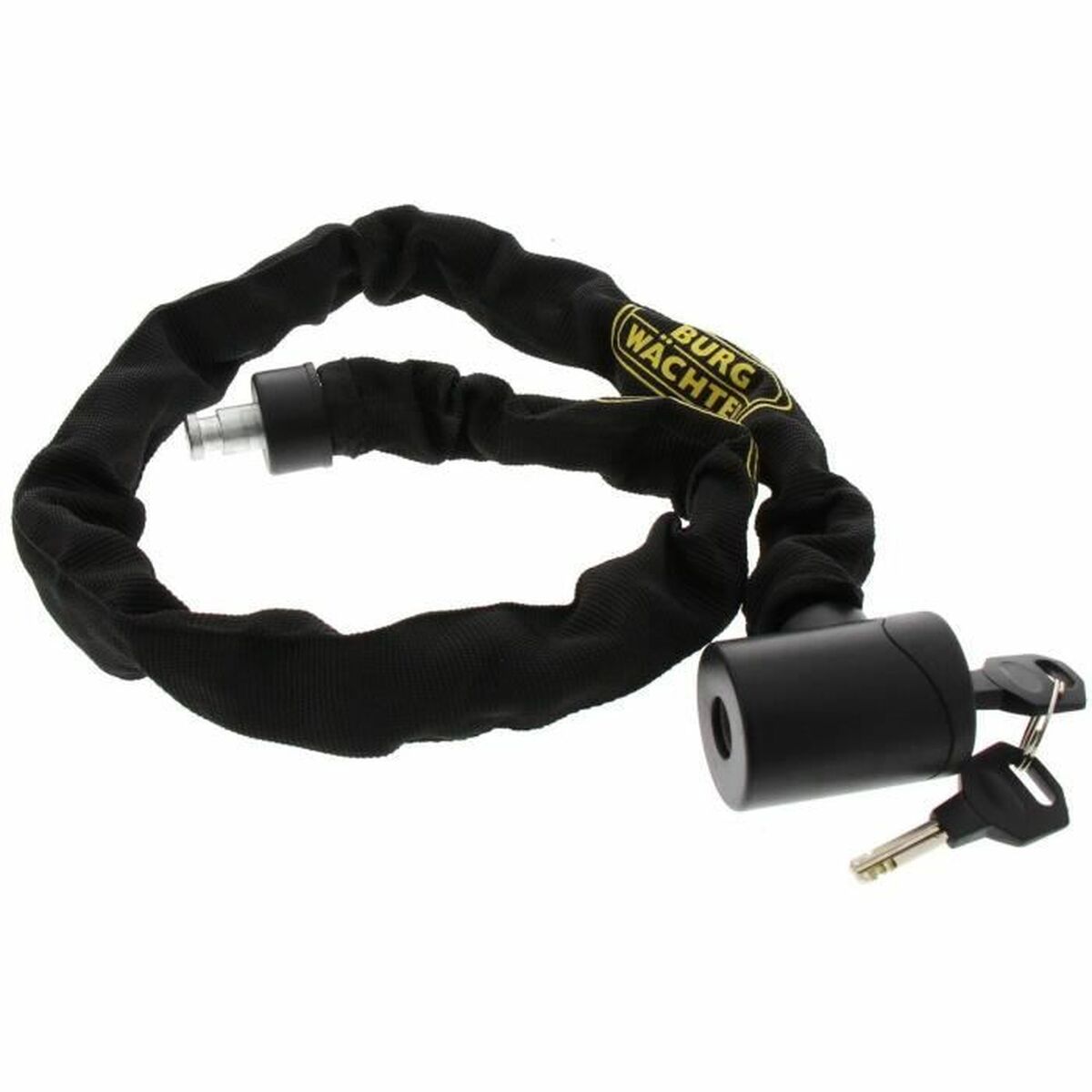 Lacăt cu cheie Burg-Wachter 580 90 BLACK Oțel inoxidabil