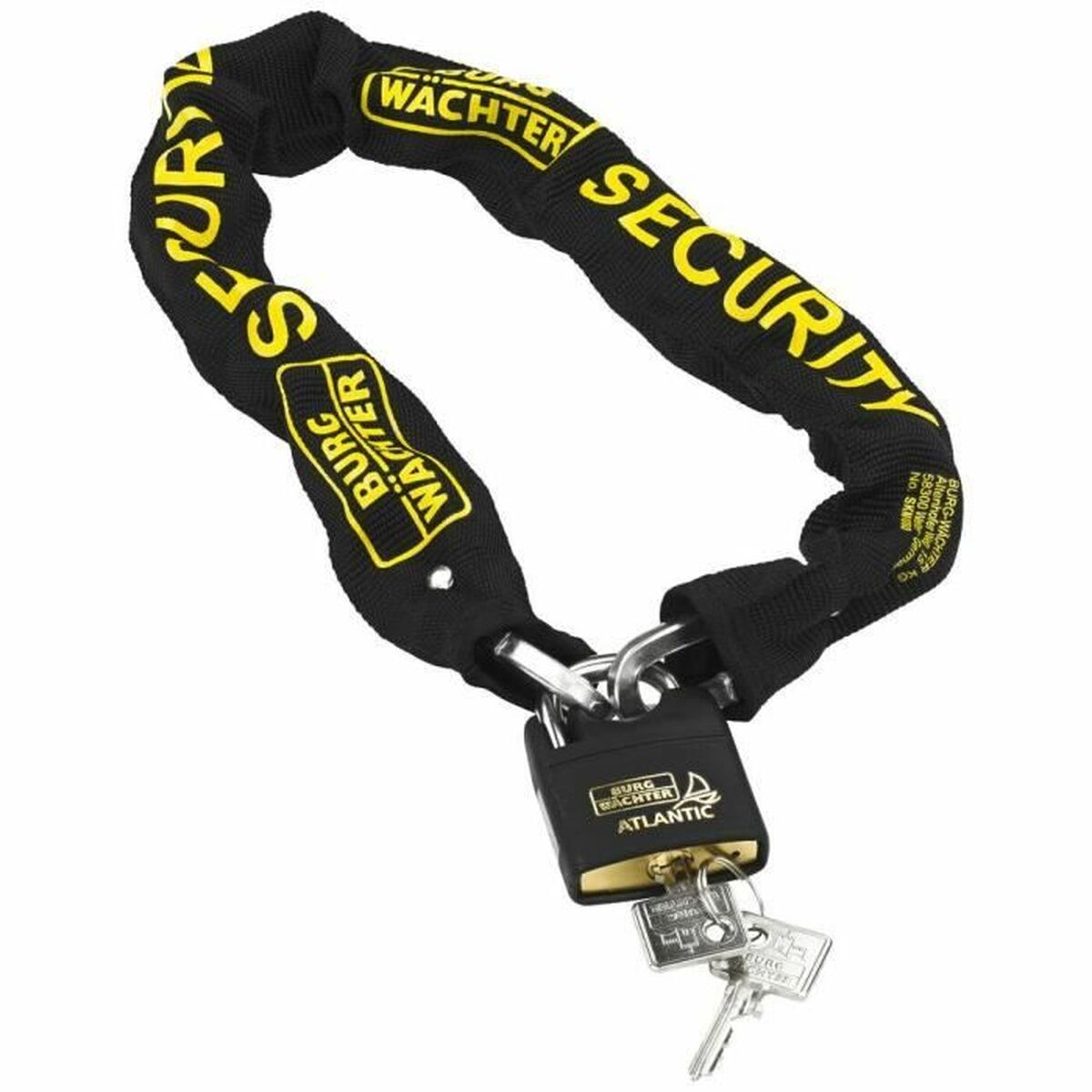 Lacăt cu cheie Burg-Wachter SKM 6/60/NI40 Oțel Plastic