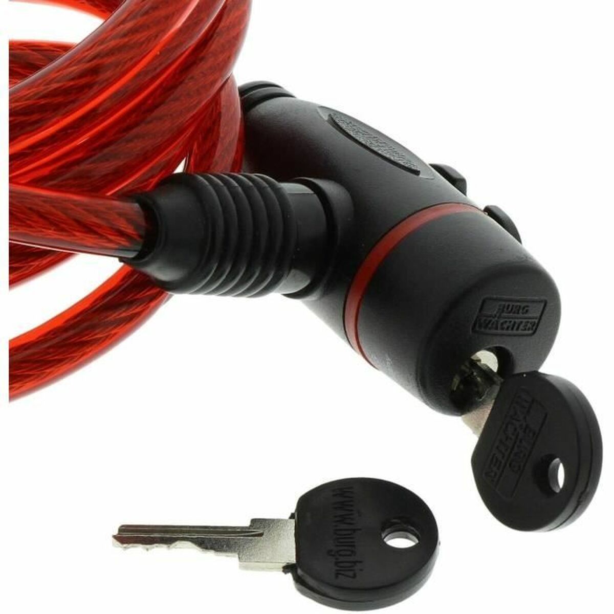 Lacăt cu cheie Burg-Wachter 1 260 100 Plastic