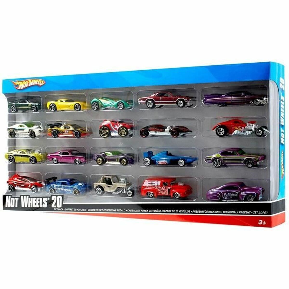 Set de Jucării cu Vehicule Hot Wheels H7045 20 Unități