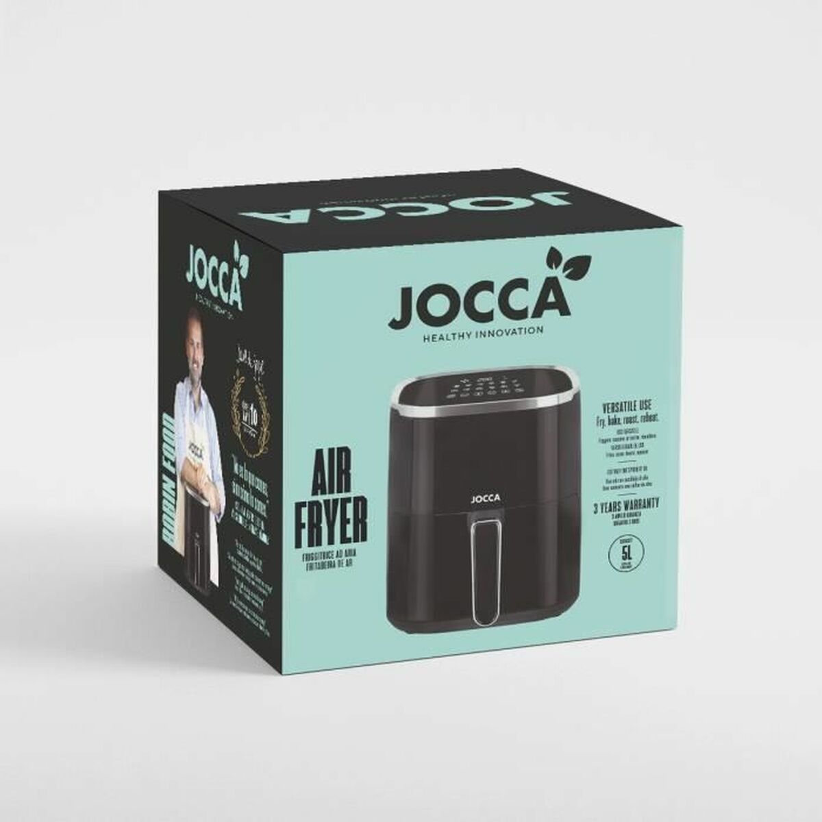 Friteuză cu Aer JOCCA 2196 Negru 1450 W 5 L