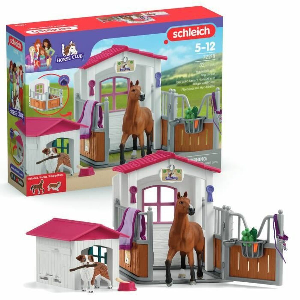 Playset Schleich Horse Club 32 Piese