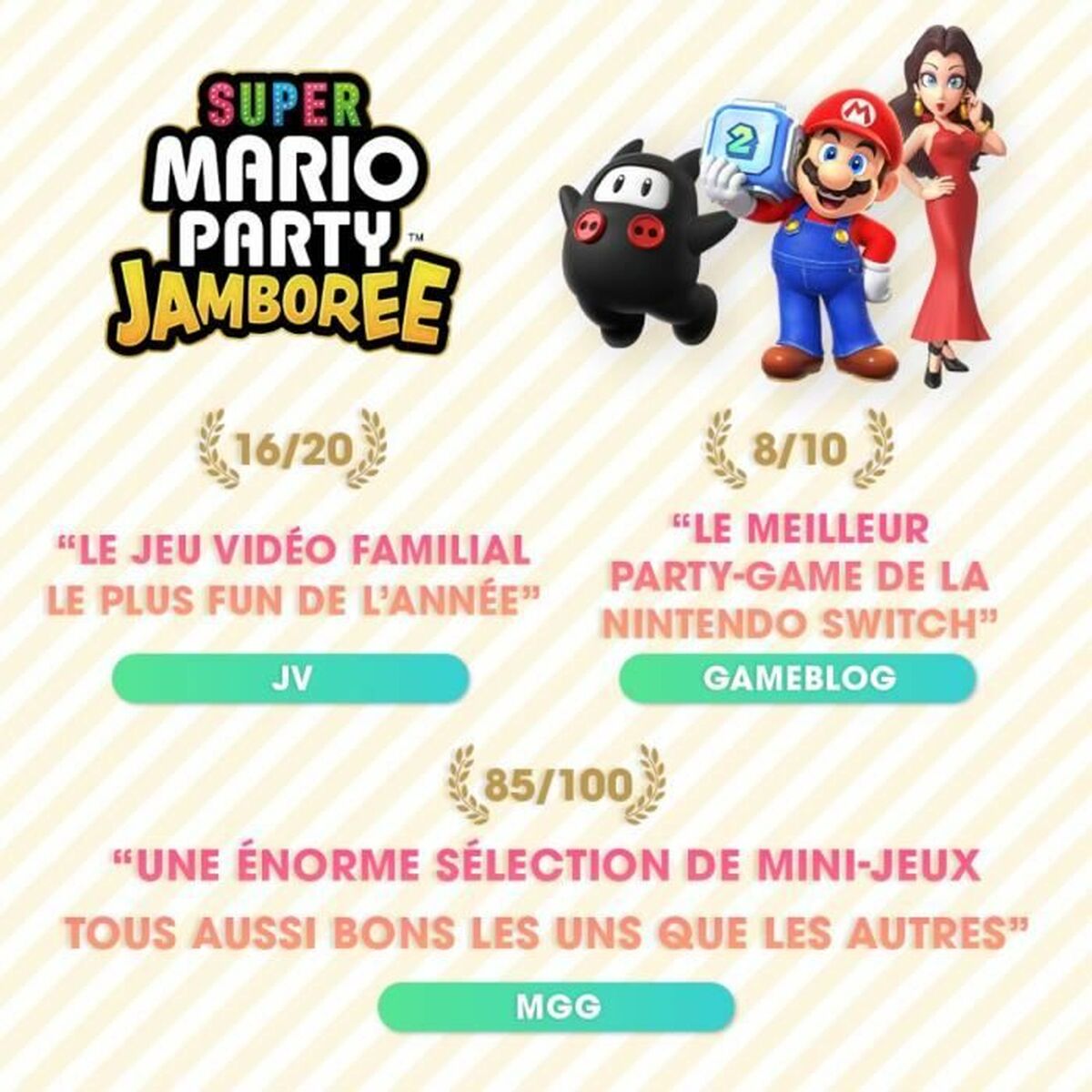 Joc video pentru Switch Nintendo Super Mario Party : Jamboree