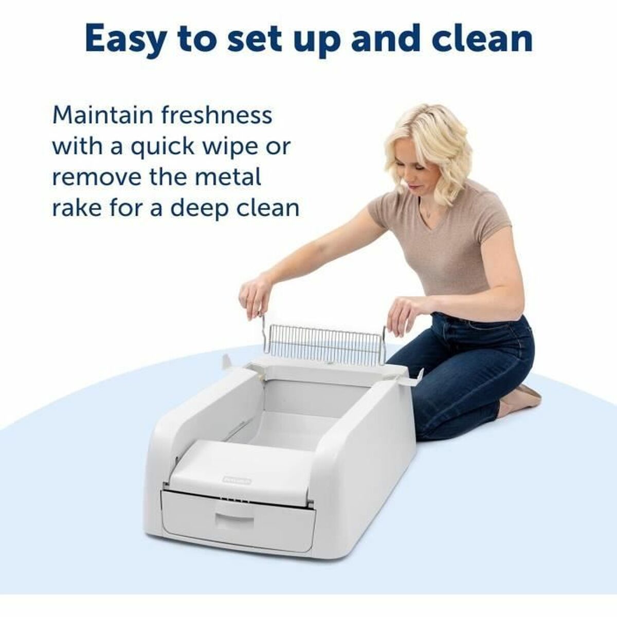 Nisip pentru pisici PetSafe Alb Plastic