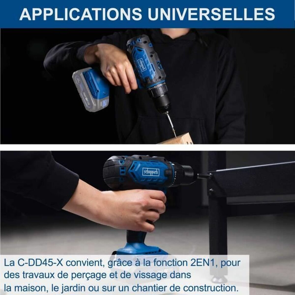 Șurubelniță electrică Scheppach C-DD45-X