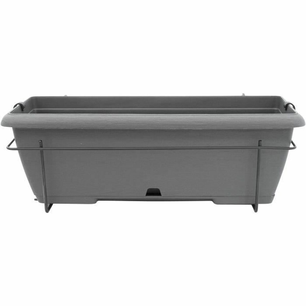 Ghiveci grădină Garden ID Antracit Efect de piatră 50 cm