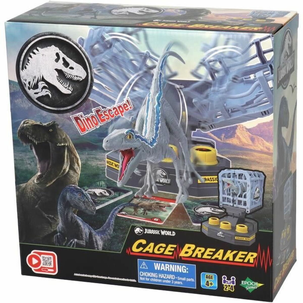 Joc de Masă EPOCH D'ENFANCE Jurassic World Cage Breaker 26 x 11 x 26 cm