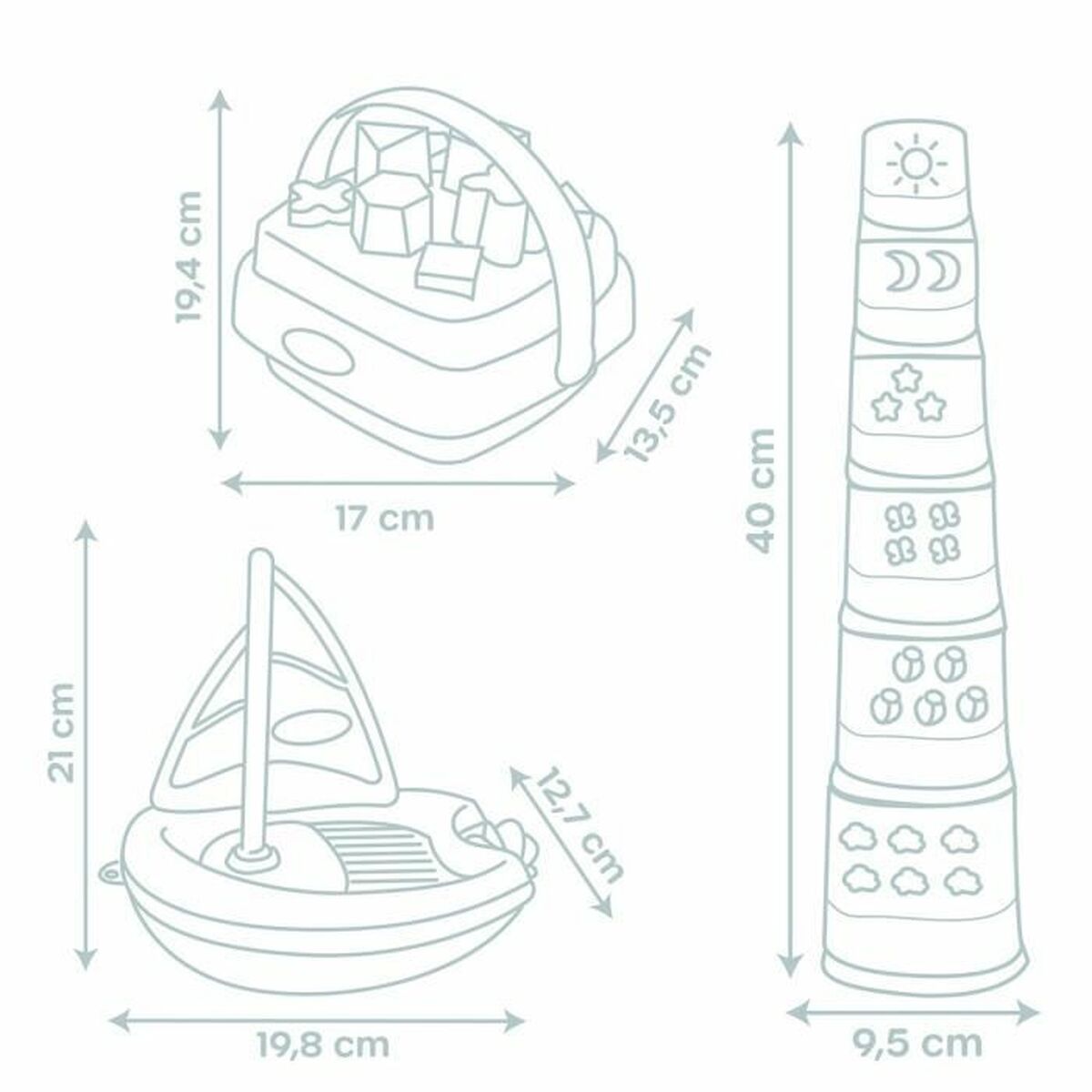 Jucărie pentru câini Smoby Multicolor