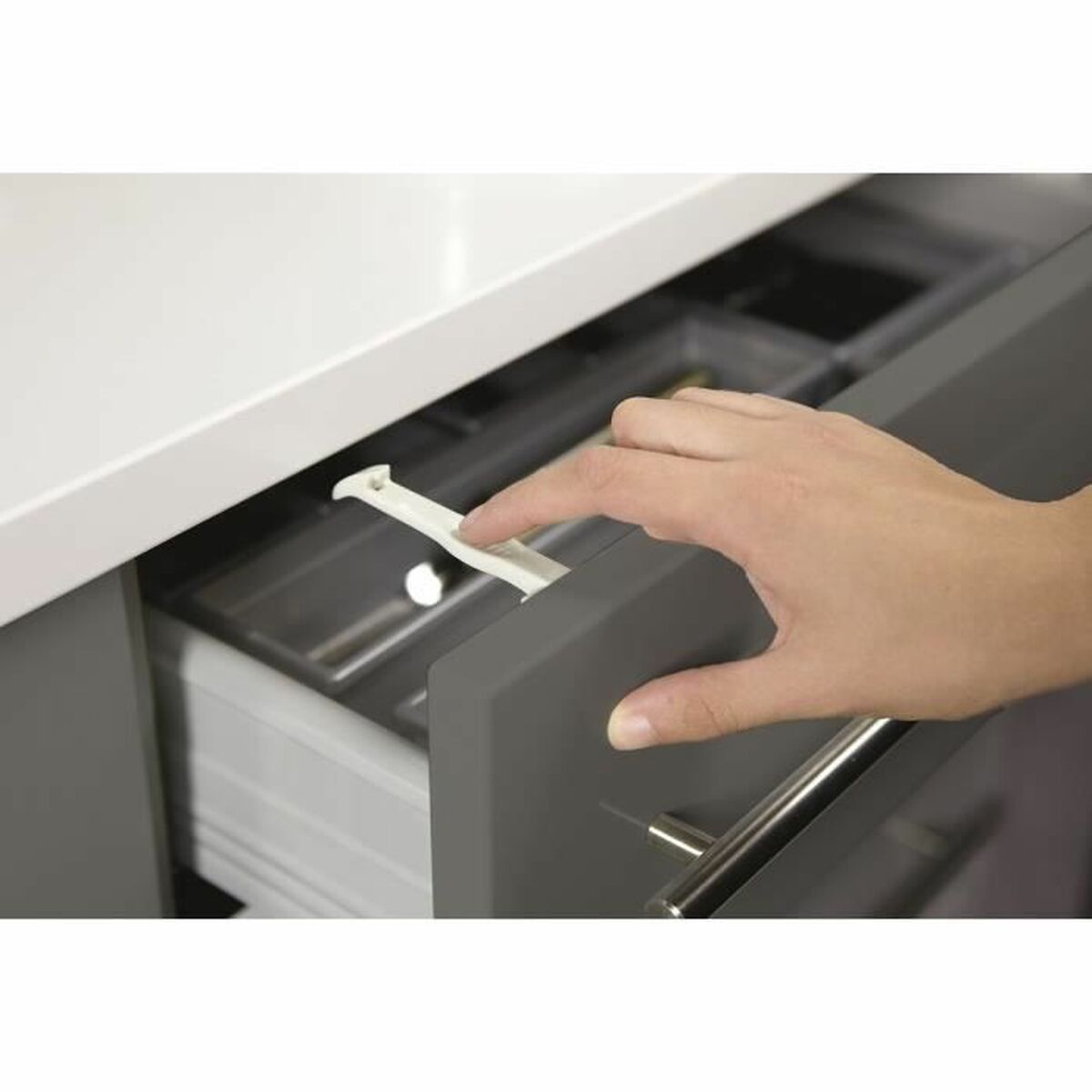 Blocare de securitate Safety 1st Alb Negru 13 x 4 x 8 cm