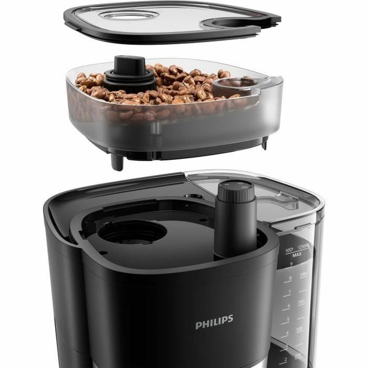Cafetieră cu Filtru Philips HD7888/01 Negru 10 Hrníčky