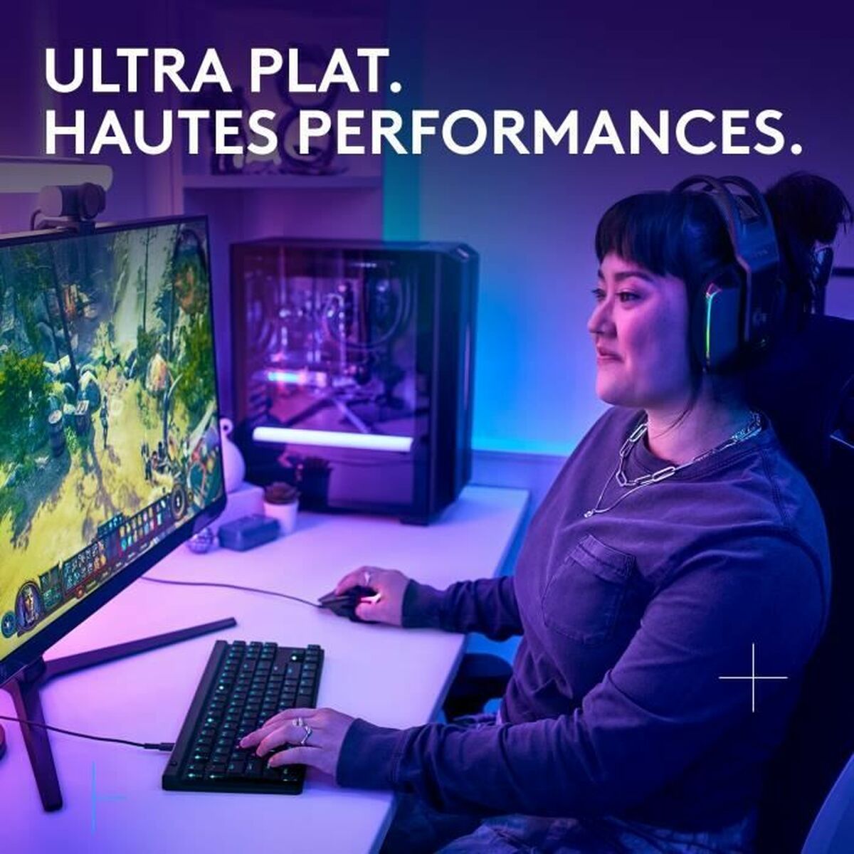 Tastatură Logitech G515 TKL Negru AZERTY