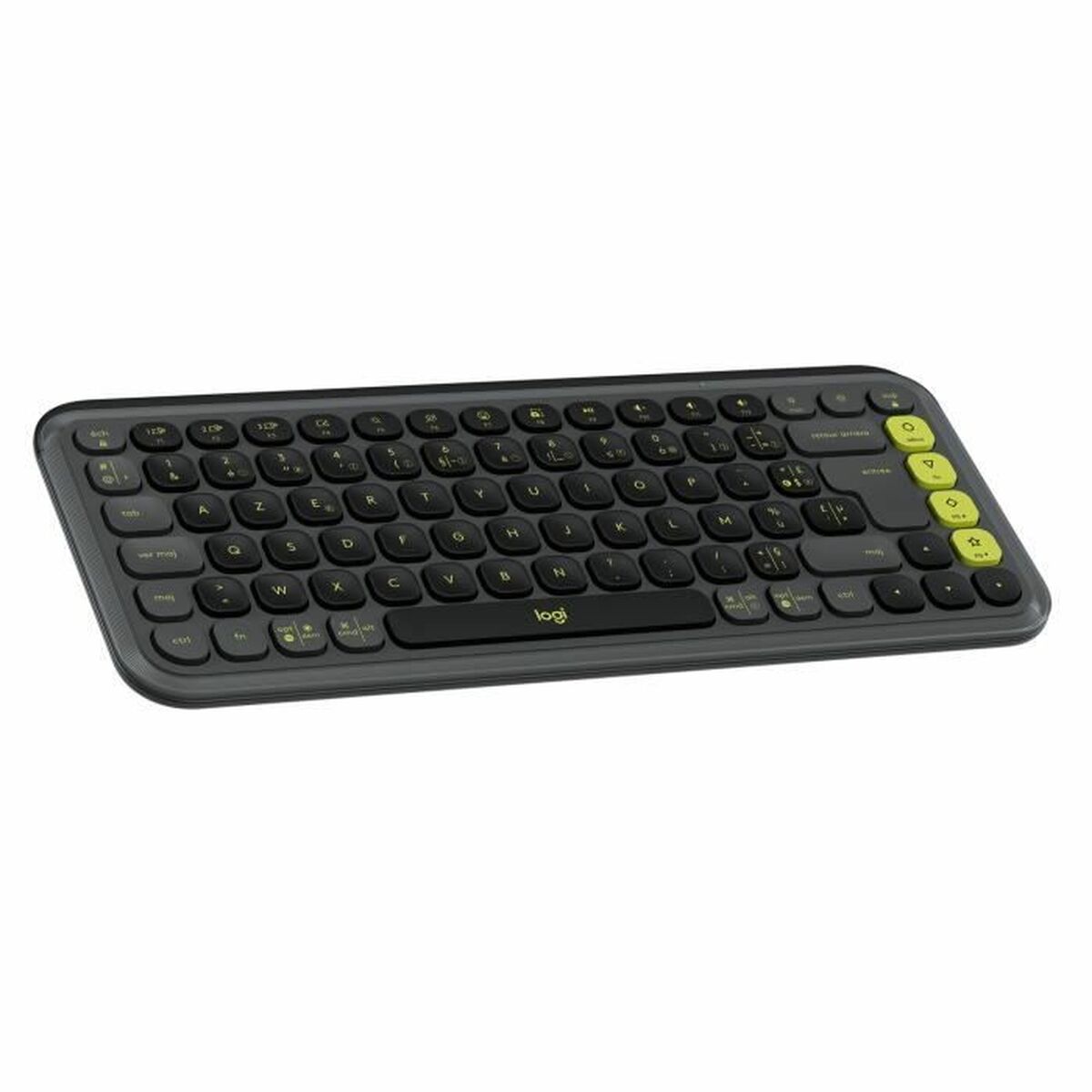 Tastatură Fără Fir Logitech Pop Icon Keys Gri închis AZERTY