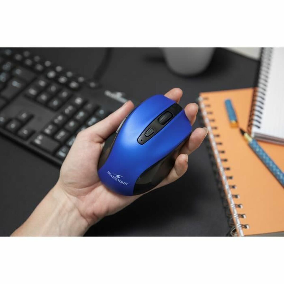 Mouse Bluetooth Fără Fir Bluestork OFFICE 75 Negru