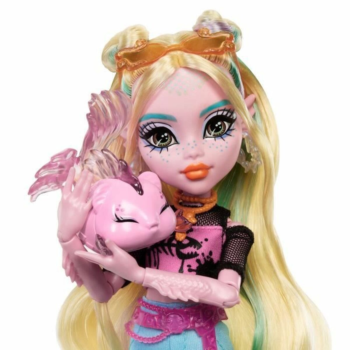 Păpușă bebeluș cu accesorii Monster High Lagoona Blue