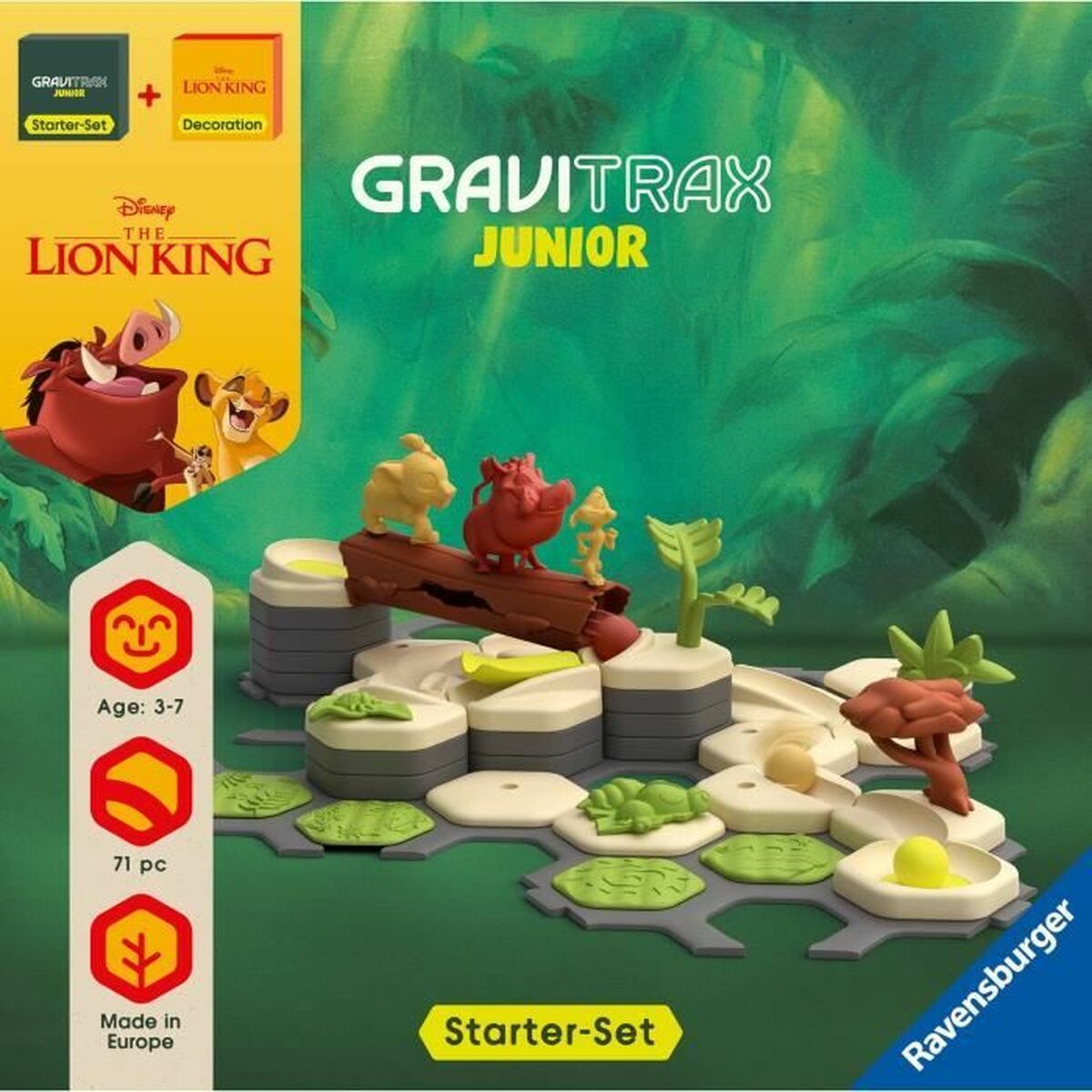 Joc de Masă Ravensburger Gravitrax Junior Starter Set El Rey León