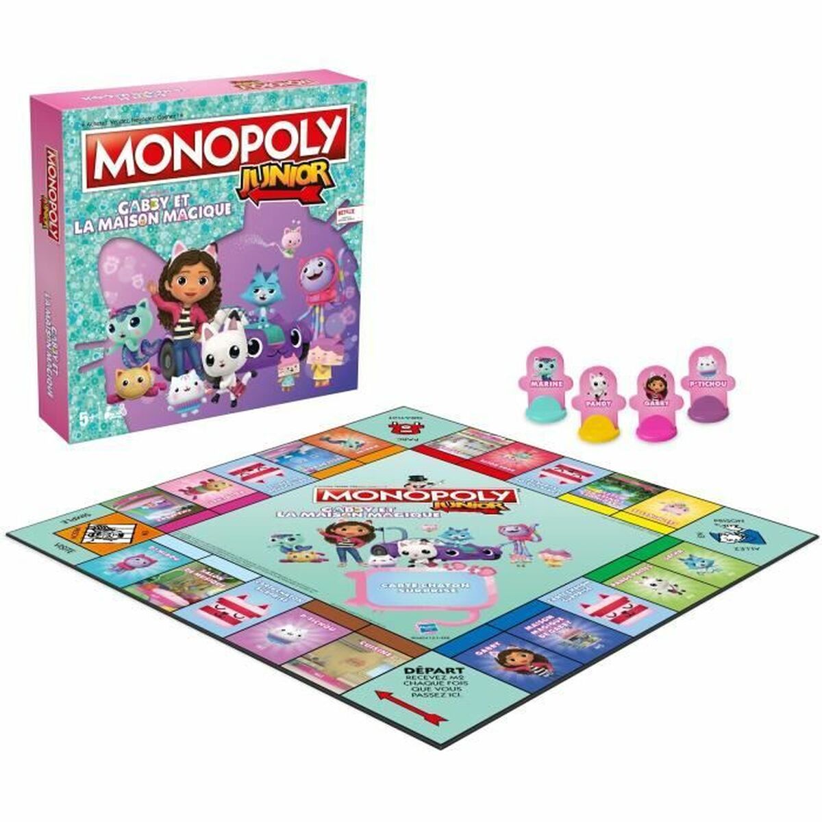 Joc de Masă Winning Moves Monopoly Junior Gabby and the Magic House
