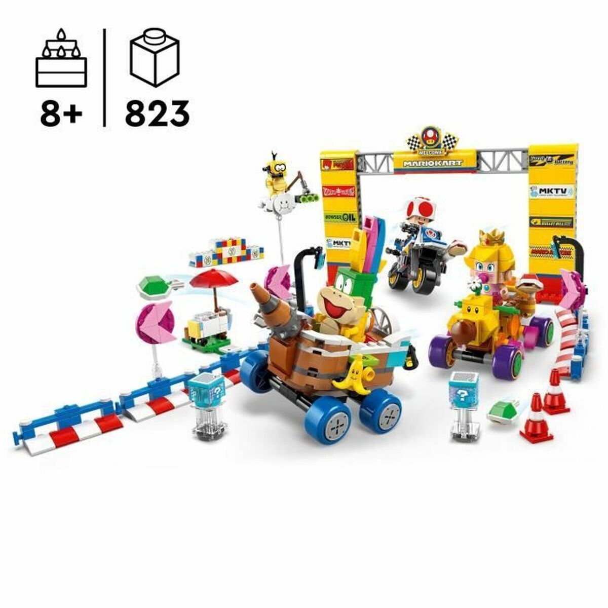 Set de Construcție Lego Super Mario 72036 Mario Kart