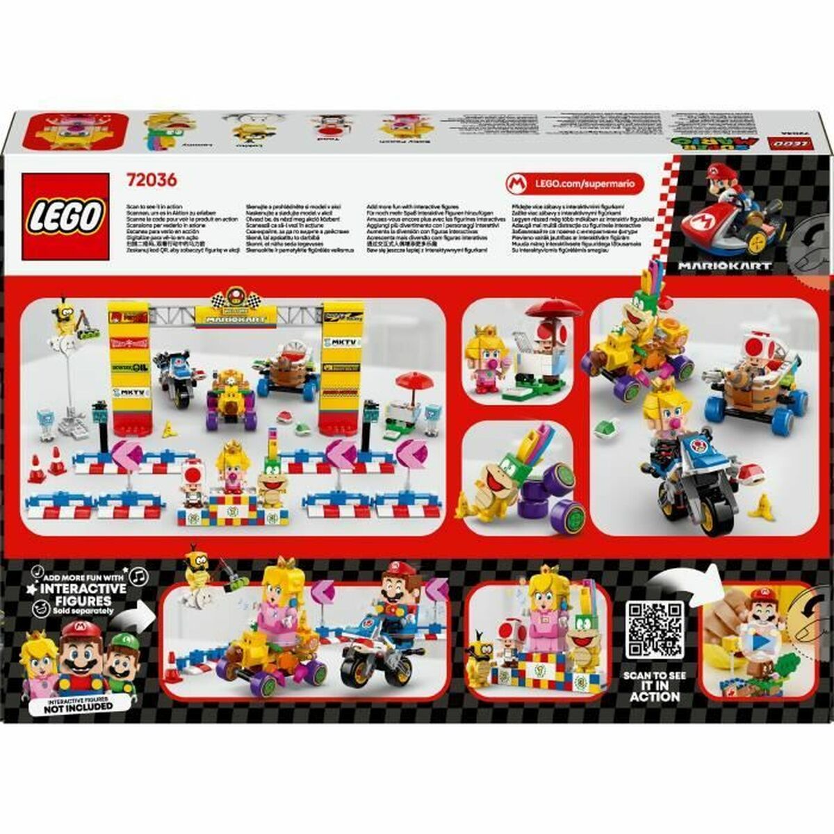Set de Construcție Lego Super Mario 72036 Mario Kart