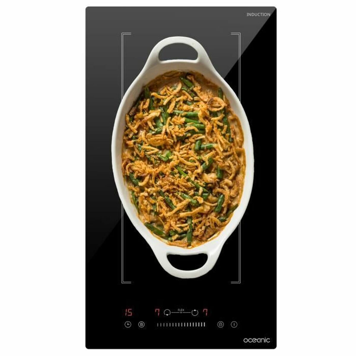Plită cu Inducție Oceanic OCEATI2Z2BF 18 cm 3600 W