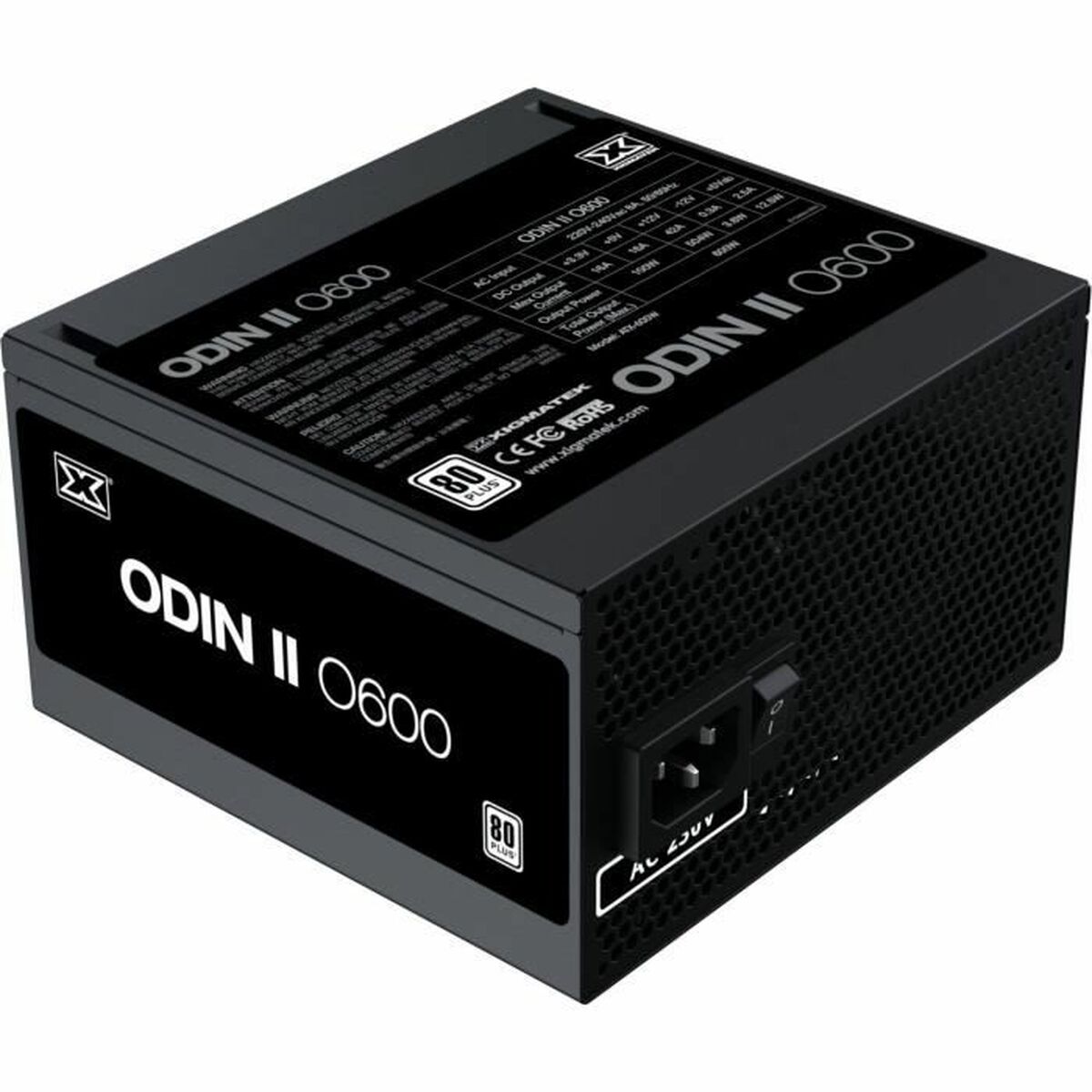 Sursă de Alimentare XIGMATEK Odin II O600 80 PLUS ATX 600 W