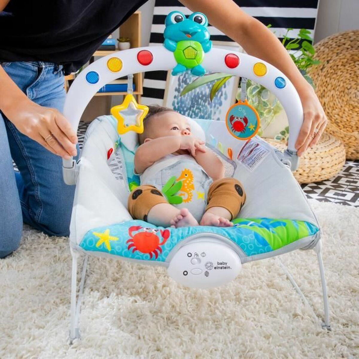Hamac pentru Bebeluș Baby Einstein Ocean Albastru