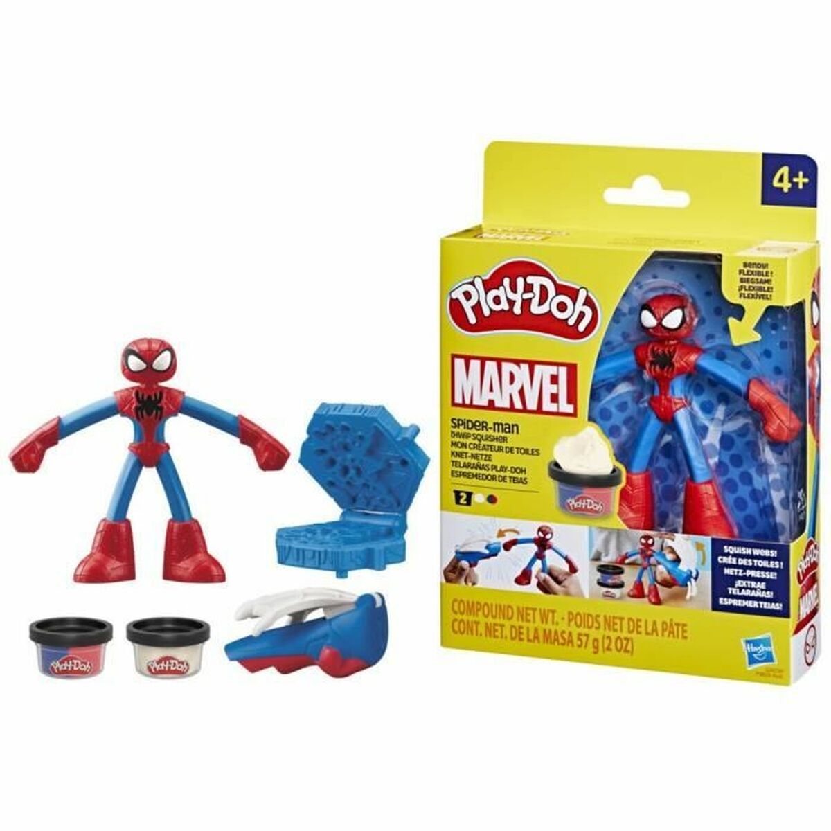 Joc de Plastilină Play-Doh My Web Creator Galben
