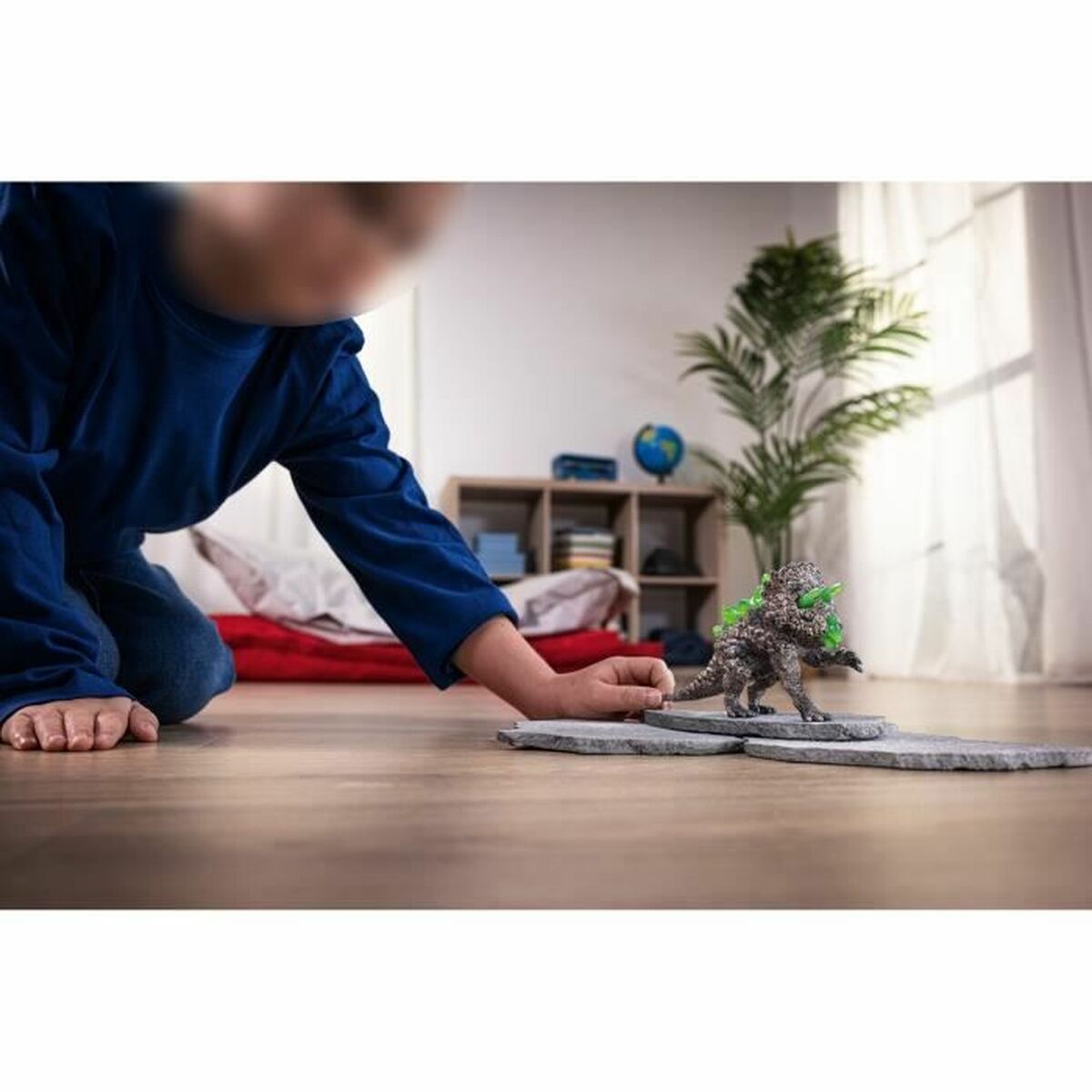 Figura îmbinată Schleich Figura de piedra de triceratops Eldrador