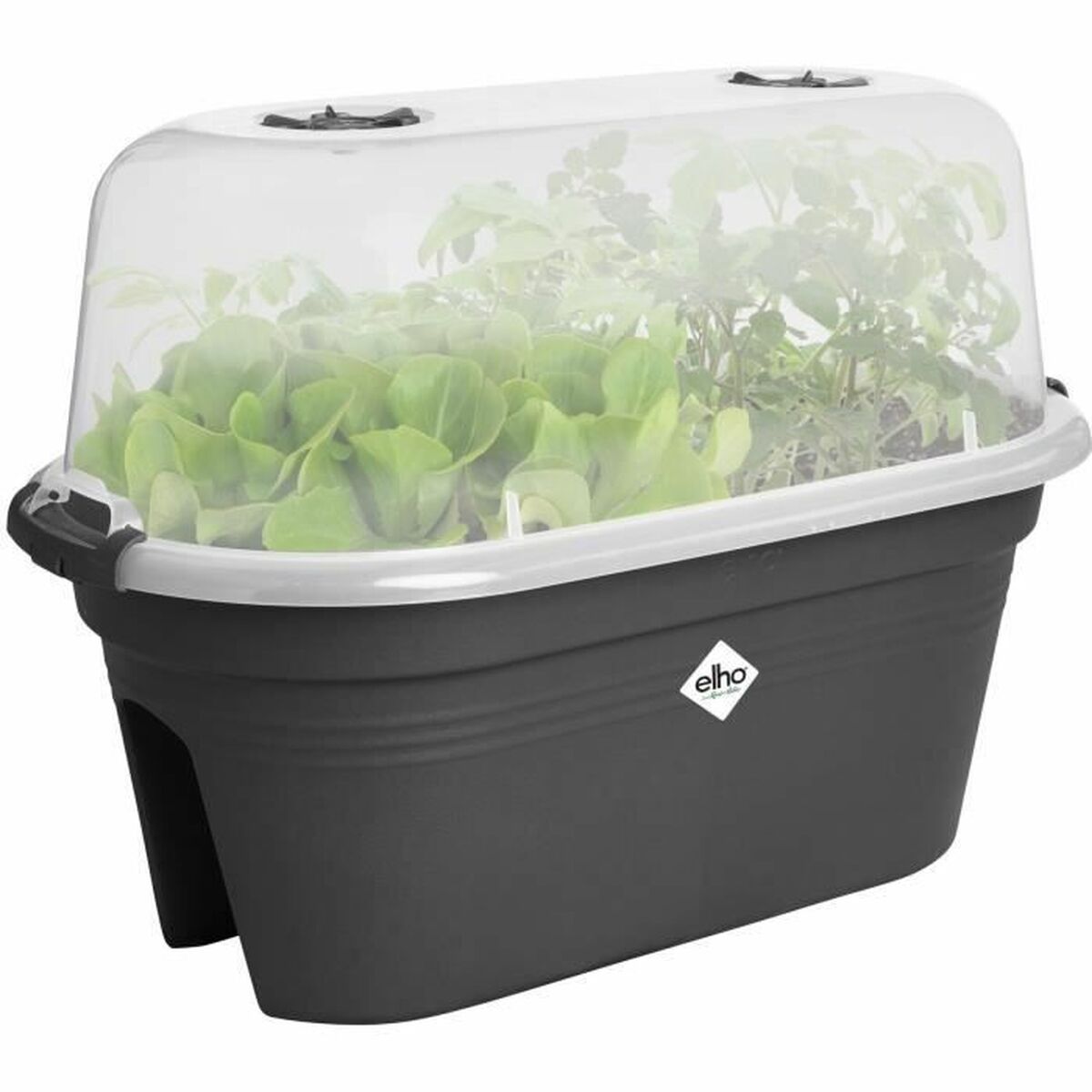 Ghiveci Elho Negru 55 x 28,5 x 25 cm