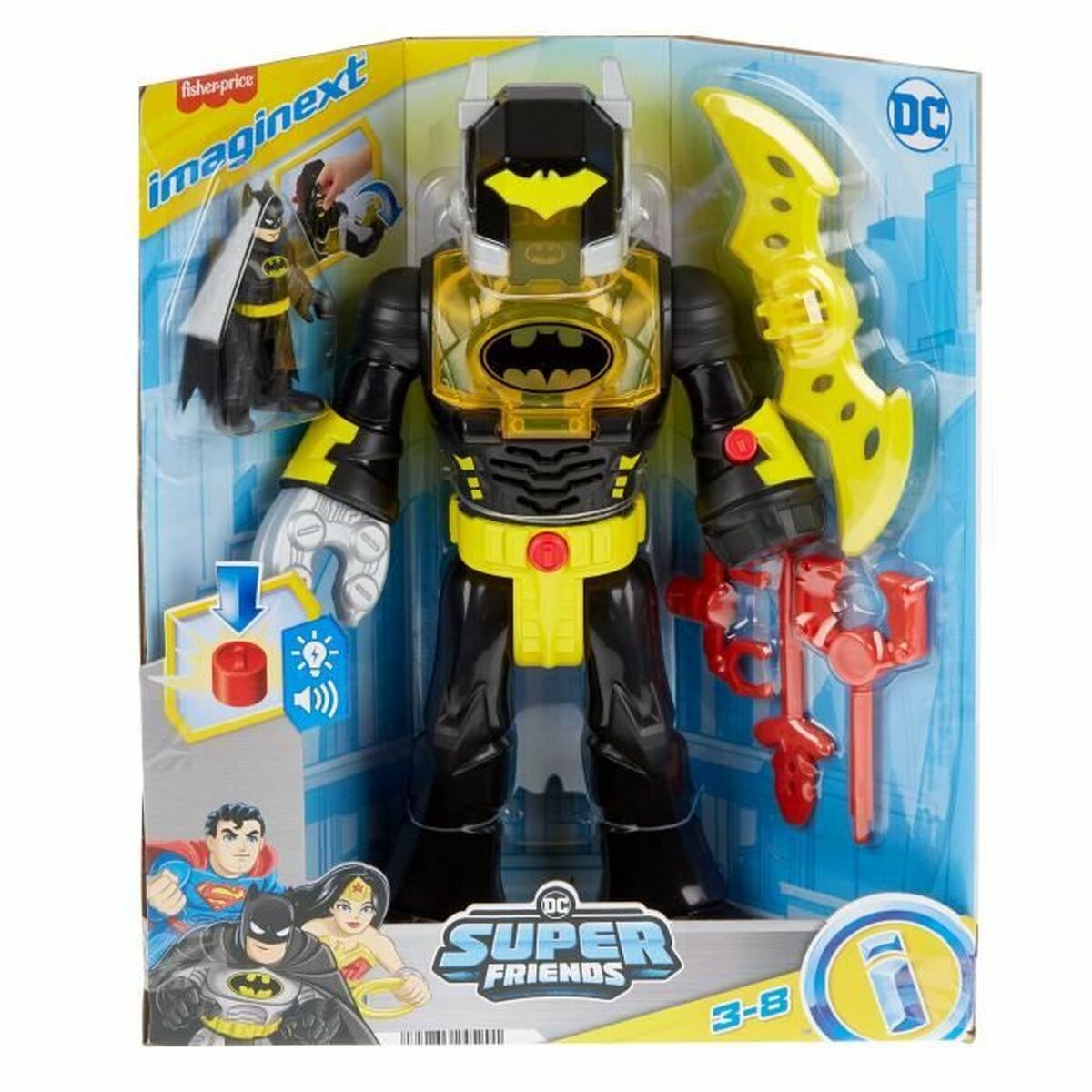 Figurină de Acțiune Imaginext Batman HYG31 6 Piese
