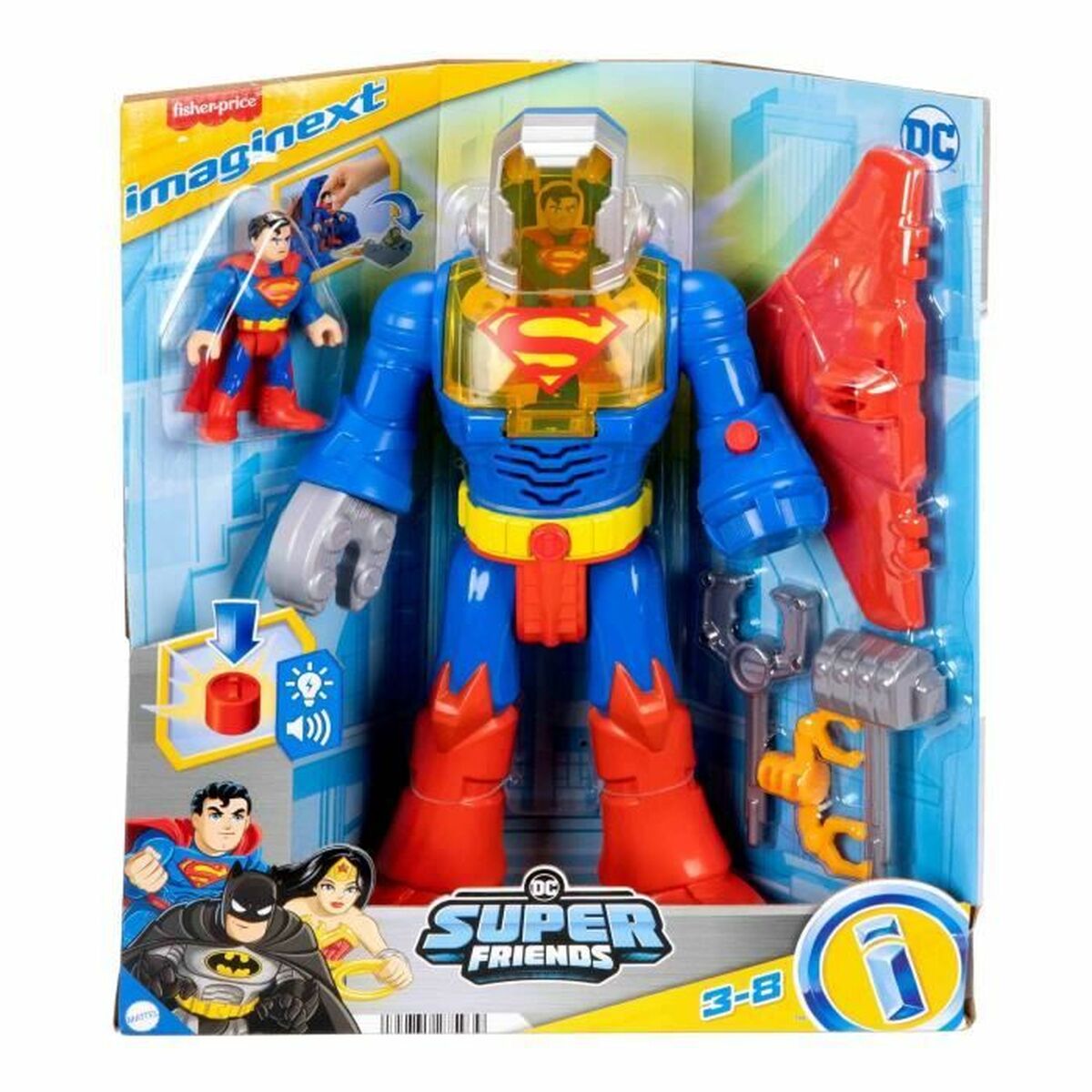 Figura îmbinată Imaginext Superman XL