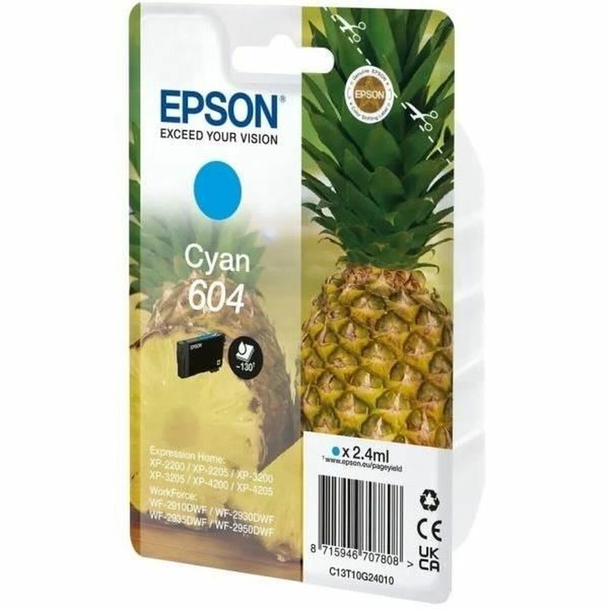Cartuș cu Cerneală Originală Epson 604 Cyan