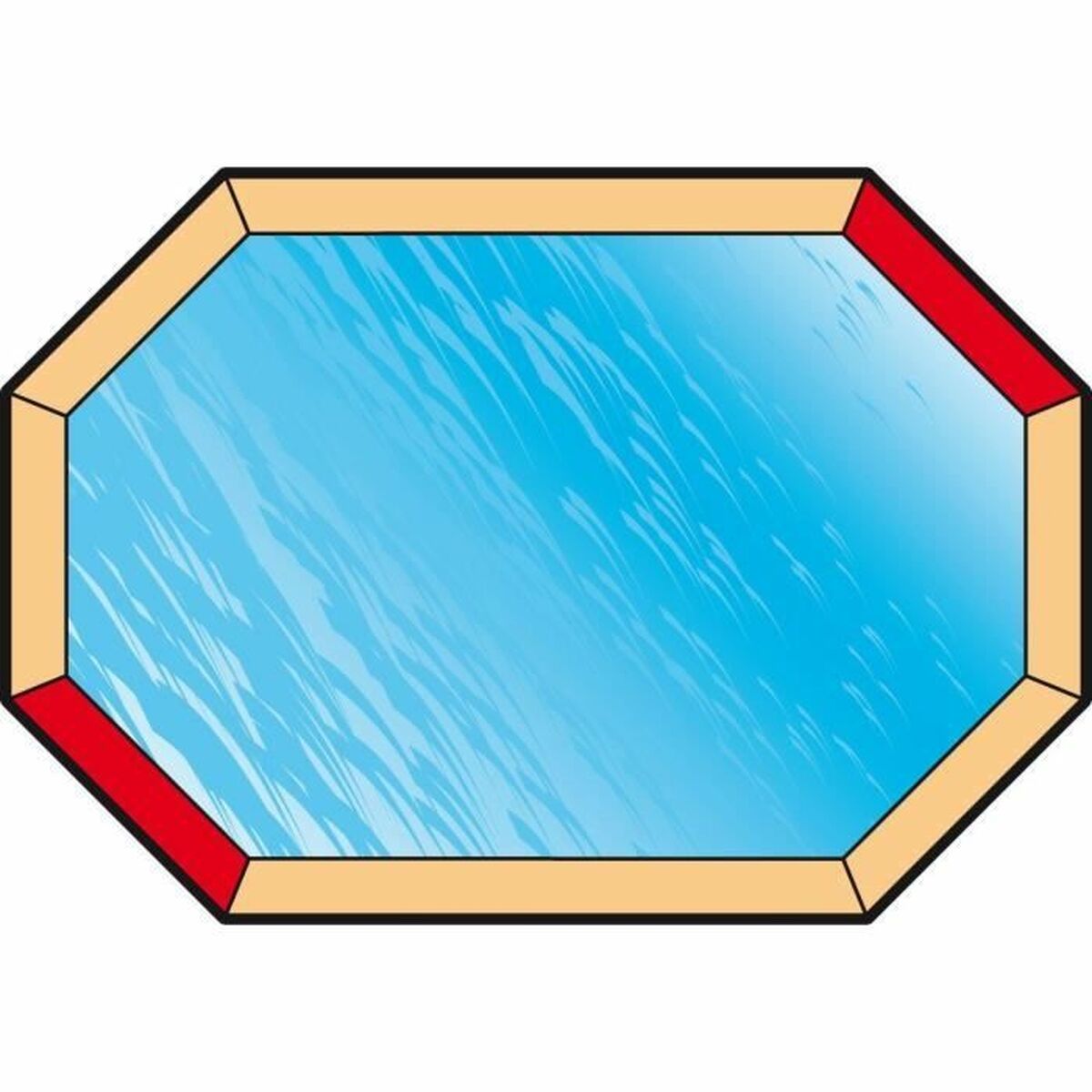 Husă pentru piscină Ubbink Albastru 400 x 610 cm