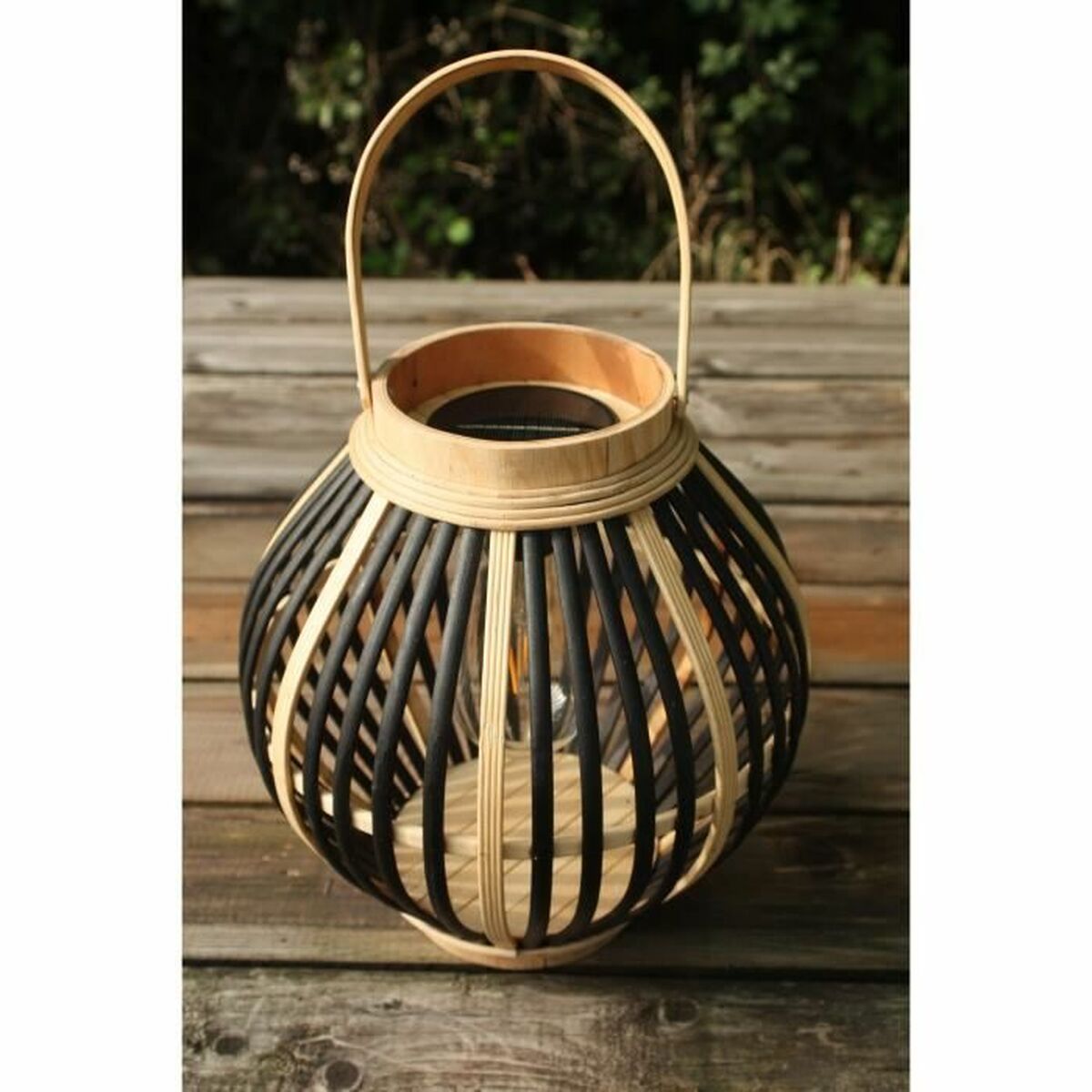 Lampă solară Olivie Negru