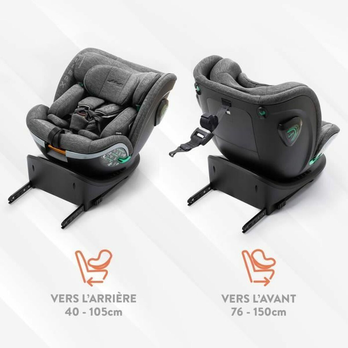 Scaun Auto Babyauto XPERTA BLACK LINE Negru 0 (de 0 a 10 kilos) 0+ (de 0 a 13 kilos) I (9 - 18 kg) II (15-25 kg) III (22 - 36 kg