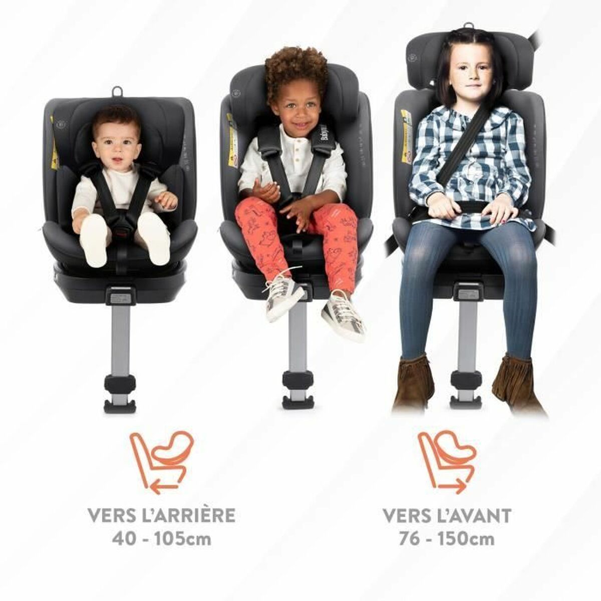 Scaun Auto Babyauto Antracit 0 (de 0 a 10 kilos) I (9 - 18 kg) II (15-25 kg) III (22 - 36 kg) Infantil ECE R129