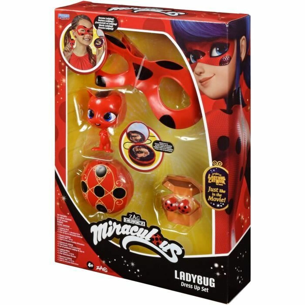 Costum Deghizare pentru Copii Bandai Miraculous Ladybug Roșu rouge LadyBug