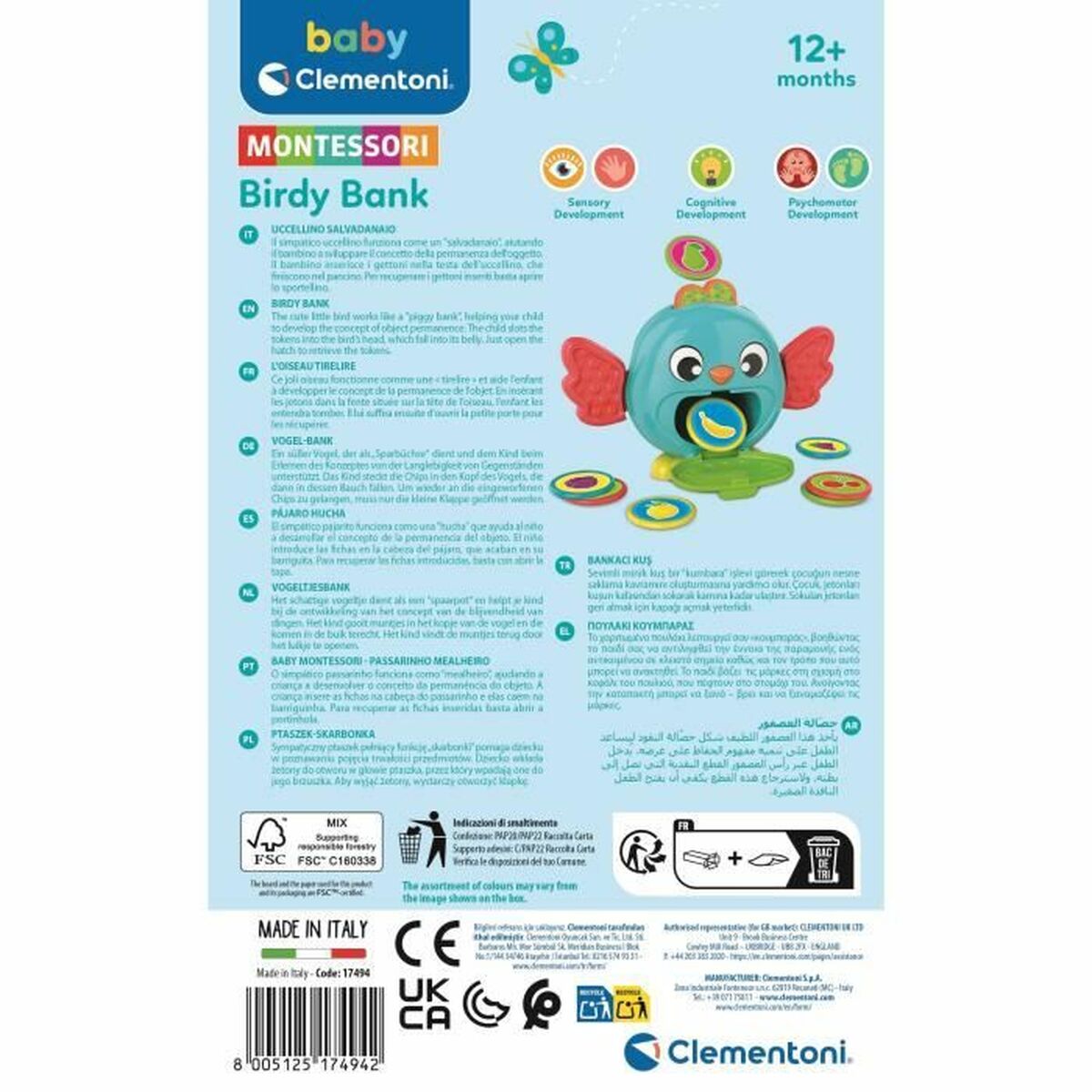 Jucărie interactivă pentru bebeluși Clementoni