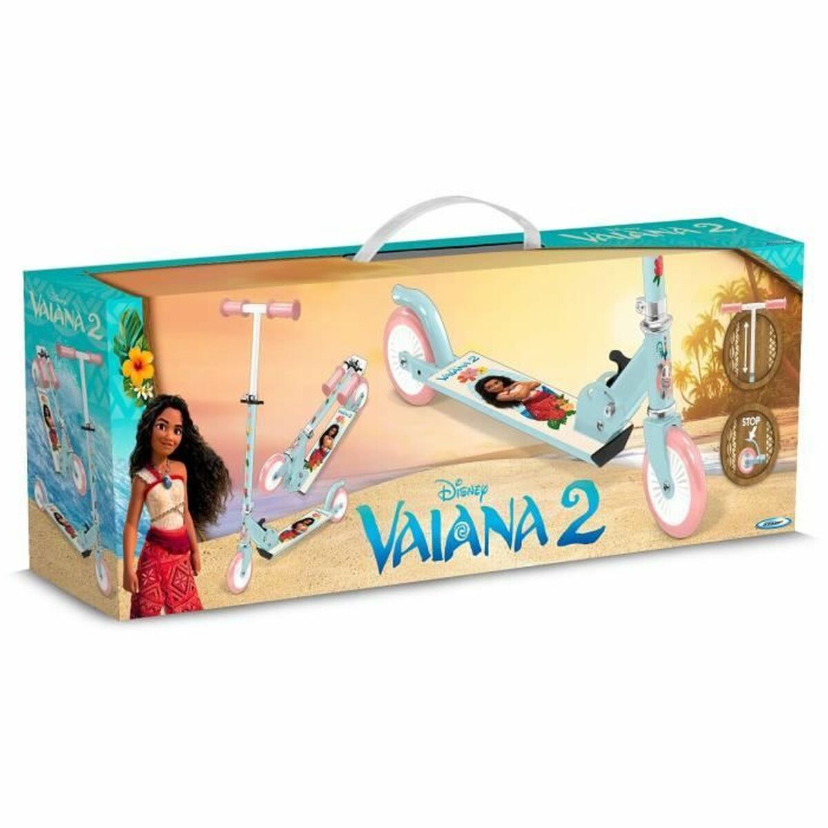 Trotinetă Disney Vaiana Rose
